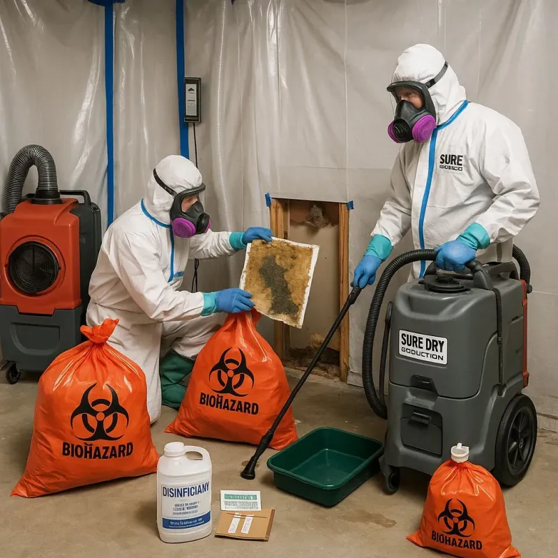 Contaminated Water Handling Protocols process in Muse, PA