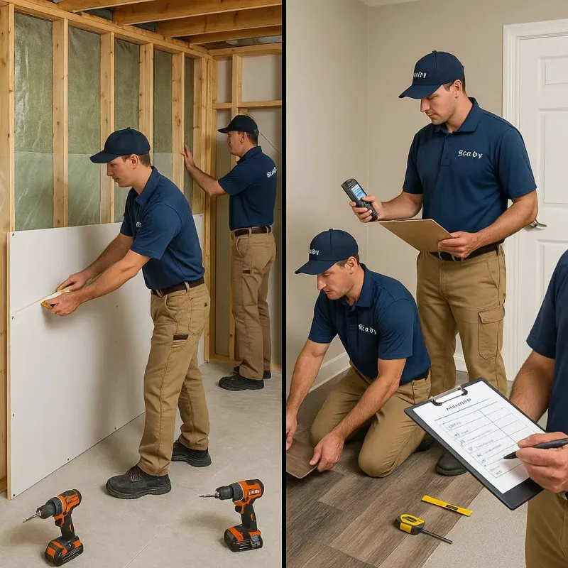 Repairs and Reconstruction process in Muse, PA